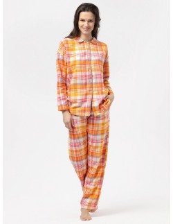 Pajamas in kratę women's rozpinana Key LNS 473 2
