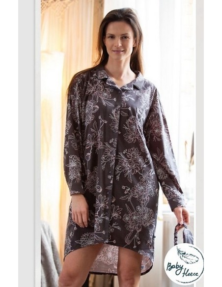 Koszula nocna na guziki Key LND 817 