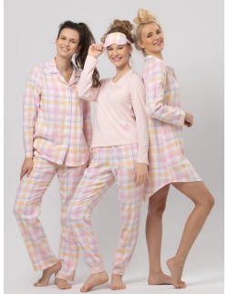 Rozpinana koszula nocna damska Key LND 486  2