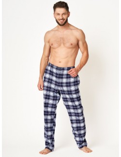 Pajamas trousers in kratę men's Key MHT 412