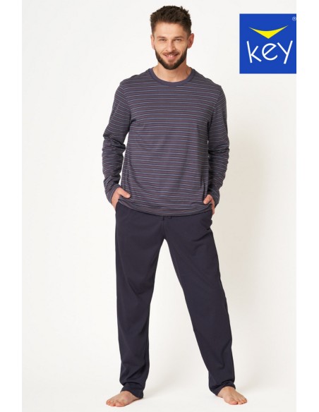 Pajamas men's bawełniana Key MNS 304