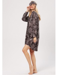 Shirt night rozpinana plus size Key LND 817 2