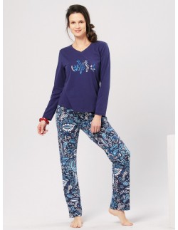 Pajamas women's dwuczęściowa Key LNS 793