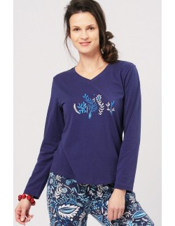 Pajamas women's dwuczęściowa Key LNS 793 2