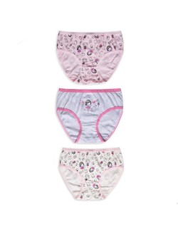 Majtki dla dziewczynki 92-140 bawełna Lama G-245SD 3-pack 