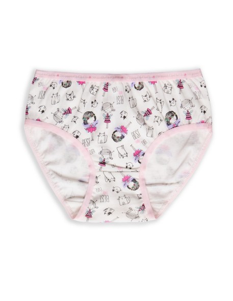 Girls' cotton panties 92-140 Lama G-245SD 3-pack 