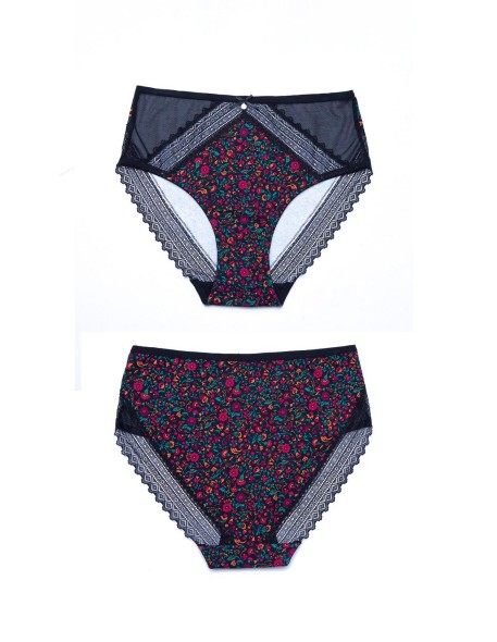 Figi damskie wysoki stan Lama L-1573MD 2-pack 