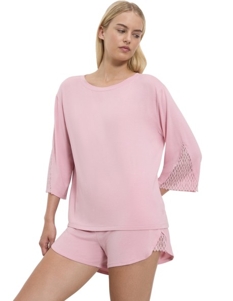 Koszulka piżamowa Triumph Aura Spotlight Top sunrose pink 