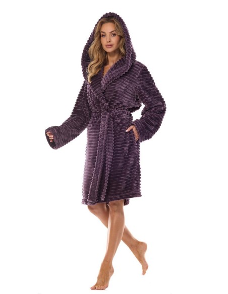 Bathrobe ladies' ciepły L&L Robin 2416
