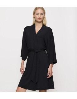 Bathrobe ladies' thin Triumph Aura Spotlight Robe black 2