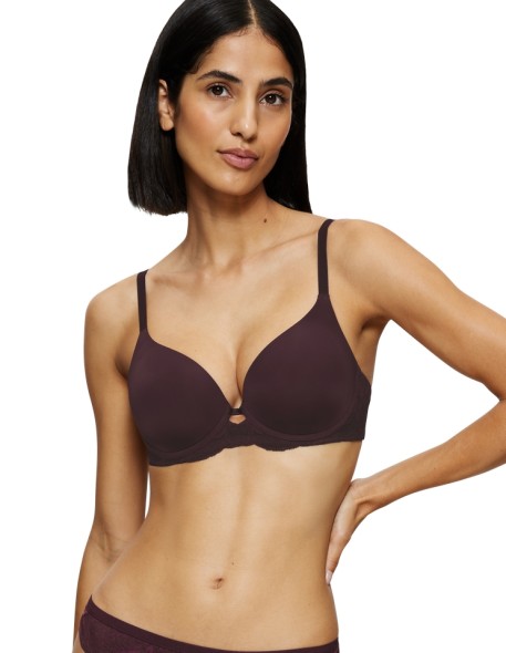 Padded bra Triumph Amourette Charm T WHP01 deep burgundy 