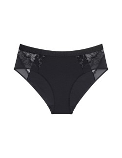High-waisted panties Triumph Wild Azalea Florale Maxi black
