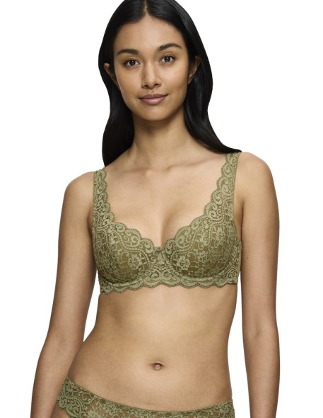 Lace bra Triumph Amourette WHP martini olive 