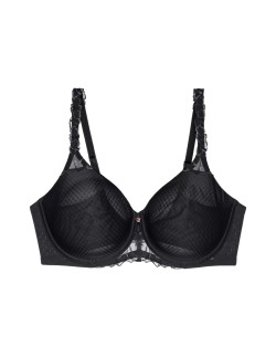 Biustonosz minimizer Triumph Wild Azalea Florale W01 czarny 