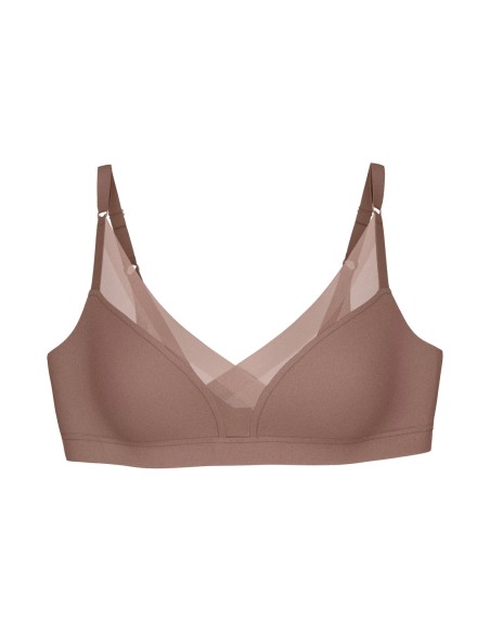 Soft bra without underwires Triumph Shape Smart N toasted almond