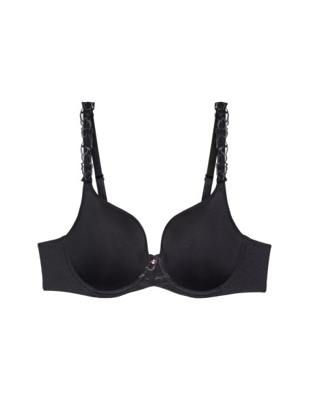 Biustonosz usztywniany Triumph Wild Azalea Florale WP czarny 