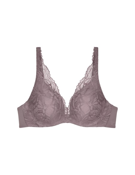 Biustonosz braletka Triumph Body Make-Up Illusion Lace WP grey 