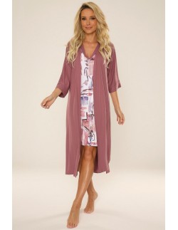 Women's shirt night Violet De Lafense 776 2