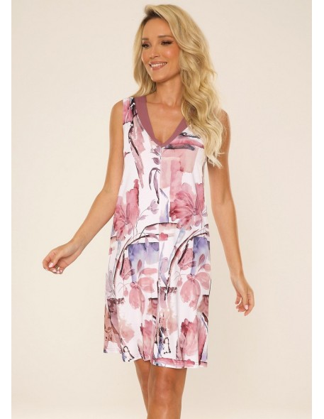 Koszula nocna z wiskozy Violet De Lafense 775 big 