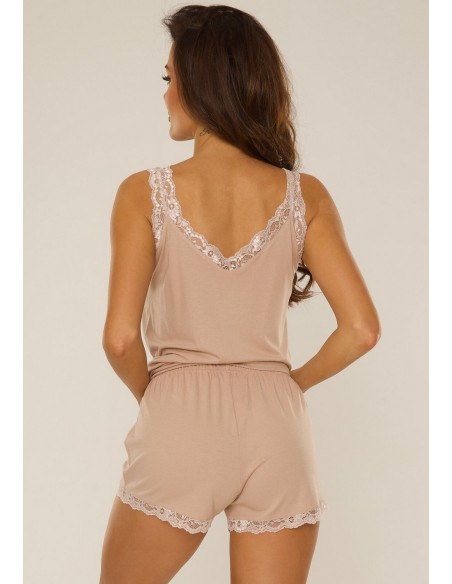 Piżama damska na lato Hazel De Lafense 770 