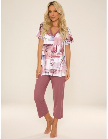 Pajamas women's wiskoza Violet De Lafense 777