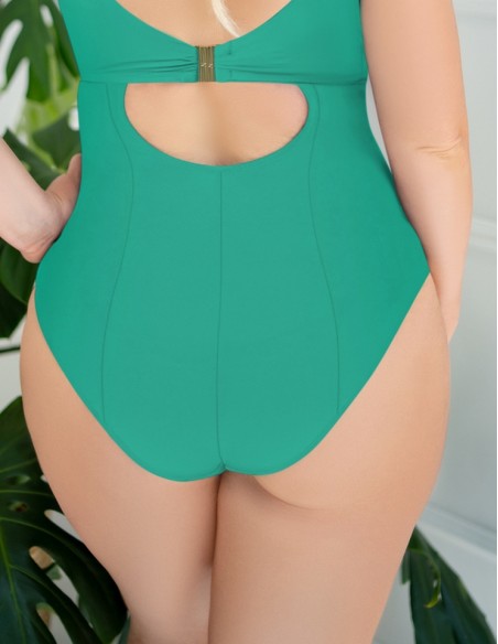 Strój kąpielowy jednoczęściowy miękki full cup Krisline California, plus size