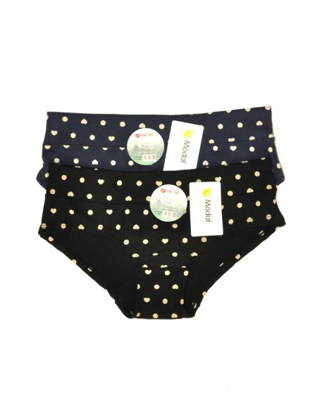 Majtki damskie dwupak Dc Girl 26820/wz.70 modal 