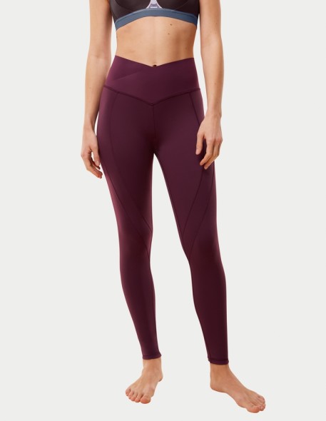 Legginsy Triumph Cardio Rtw High-Rise Leggings deep burgundy 
