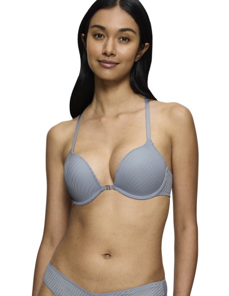 Bra fastened at the front Triumph Harmony Spotlight WHUF eggshell blue 