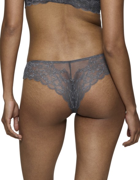 Thongs lace Triumph Sensual Spotlight Highleg Brazilian pebble grey