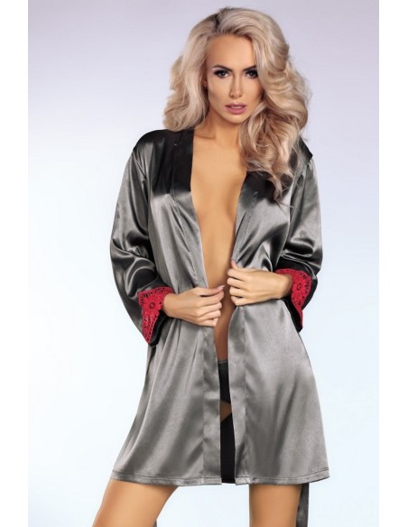 Platinum-red set t-shirt + bathrobe + briefs, Livia Corsetti lc 90290