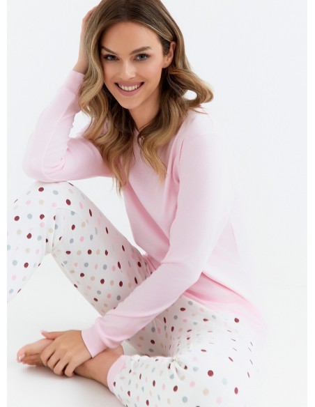 Bawełniana pajamas women's interlock Cana 432 plus size
