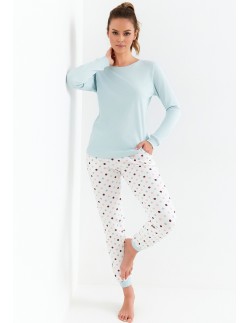 Pajamas women's bawełniana interlock Cana 433 plus size
