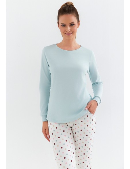 Pajamas women's bawełniana interlock Cana 433 plus size