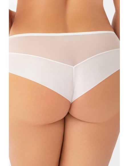Gorsenia K497/1 Paradise women's high-waisted briefs white