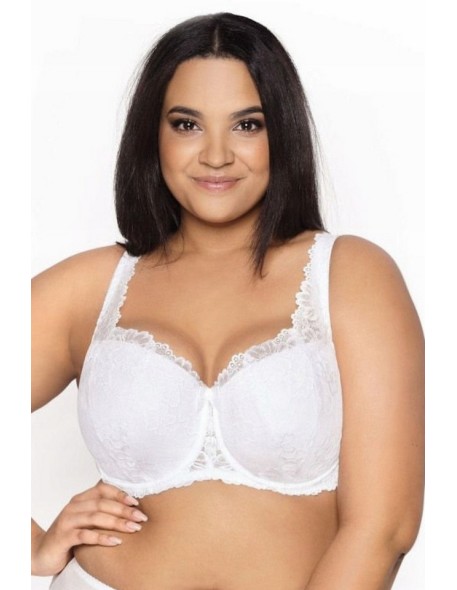 Bra m-053/22 carmela big white Mat