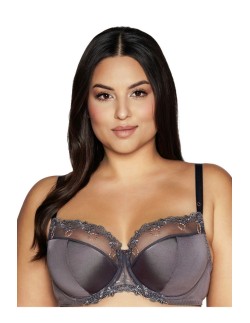 Bra half padded Ava 1030 gray maxi