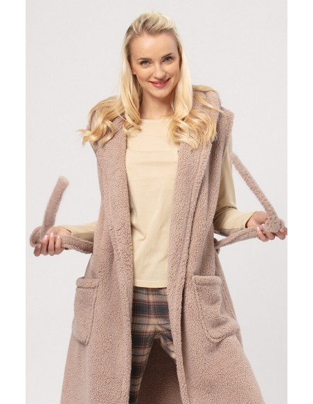 Kamizelka damska długa Key LHW 151 b24 