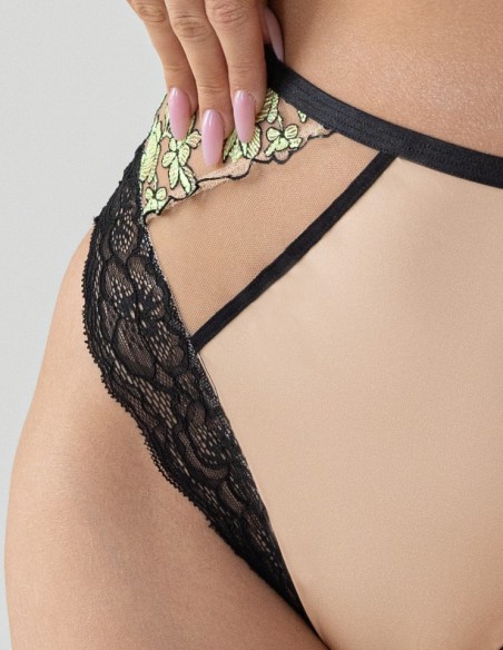 Panties brazilians with wysokim stanem Krisline Lime