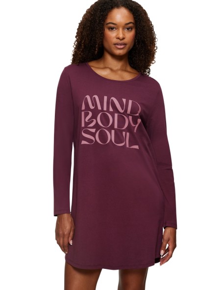 Nightgown Triumph Nightdresses NDK LSL X deep burgundy 