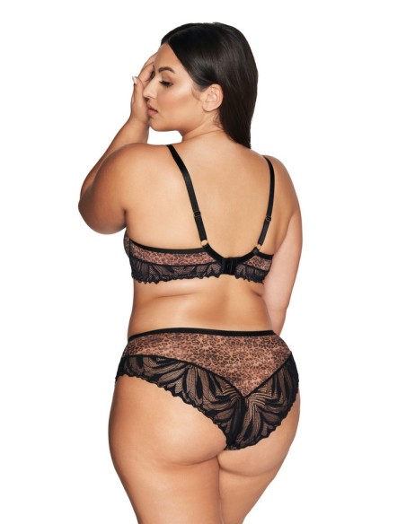 Półusztywniany biustonosz Panther Ava 2132 czarny