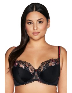 Bra half padded Ava 2121 black