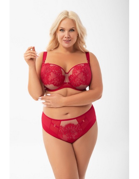 Gorsenia K888 Poesia lacy soft bra red 