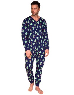 Kombinezon męski do spania Cornette christmas tree II...