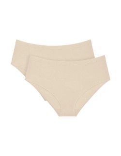 High-waisted panties Triumph Sense Of Modal Midi 2P...