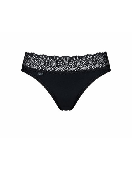 Figi Sloggi Pure Sense Luxe Tai c2p z delikatnym zdobieniem, majtki wielopaki