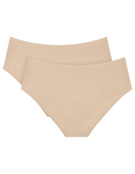 Panties with wysokim stanem Triumph Sense Of Modal Midi 2P skin 2 pak