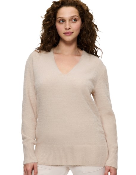 Sweter damski Triumph Smart Thermal V-Neck Sweater X naturel 