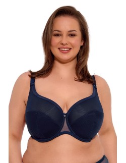 Bra half padded Gaia 1058 Sonia Maxi navy blue