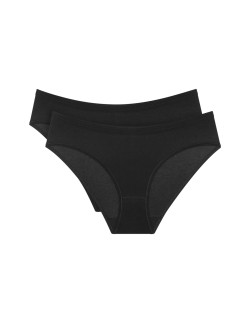 Briefs women's Triumph Sense Of Cotton Tai 2P black 2 pak